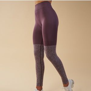 Twotone seamless legging- purple wash gymshark